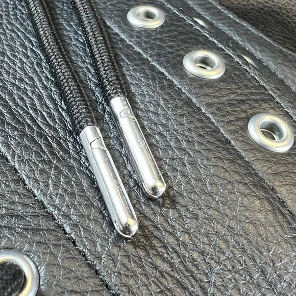 🆕Dr. Martens 28 Eye Extreme MAX Virginia Leather Knee High Boots In Black Size:8 - Picture 7 of 16